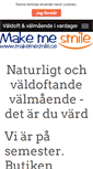 Mobile Screenshot of makemesmile.se